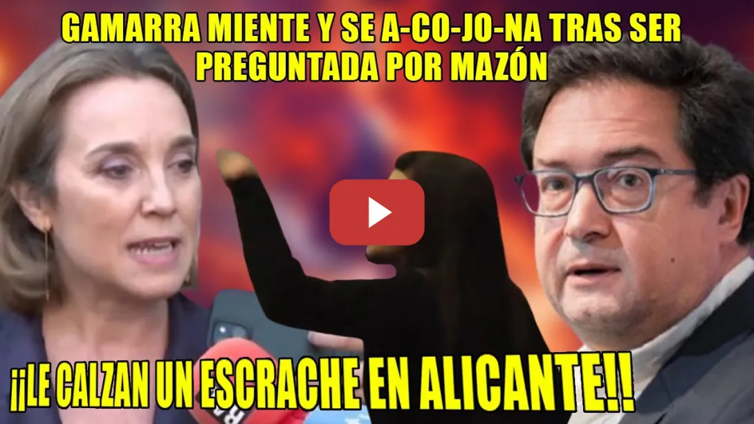 Embedded thumbnail for Óscar López DEJA en la RUINA a Cuca Gamarra🤥q SE QUEDA MUDA ante la PRENSA📢Gritos de Mazón AS3S1N0!