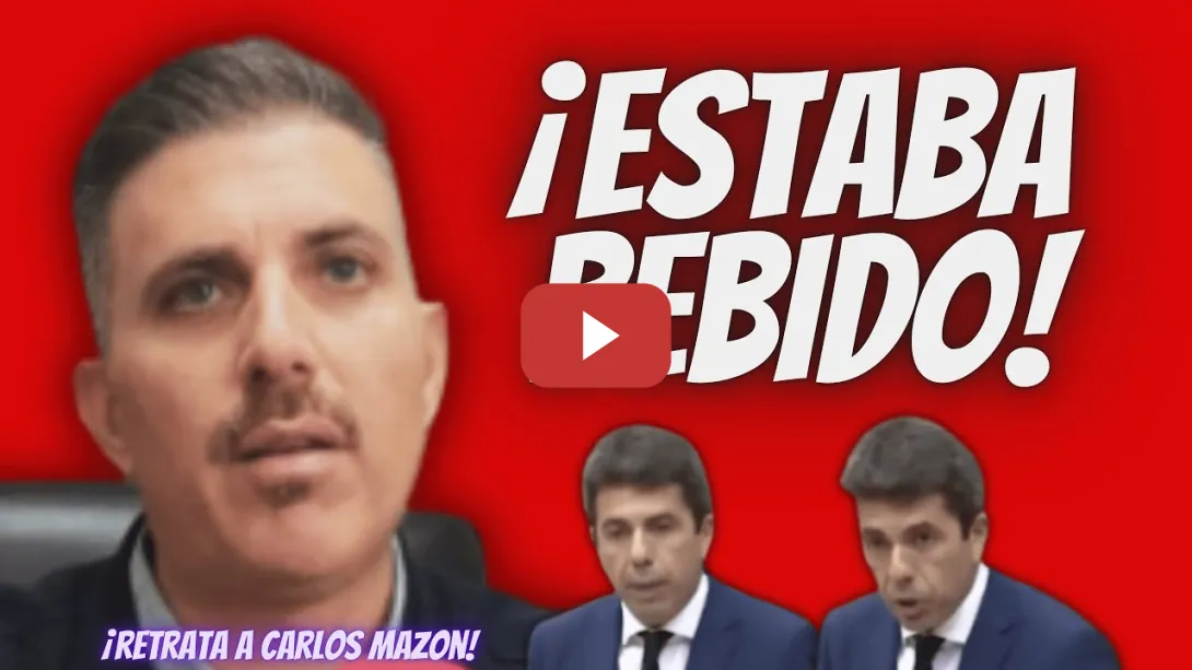 Embedded thumbnail for Alcalde  “DESMONTA” a Carlos Mazón y le ACUSA de “ESTAR BEBIDO” en su COMIDA SECRETA