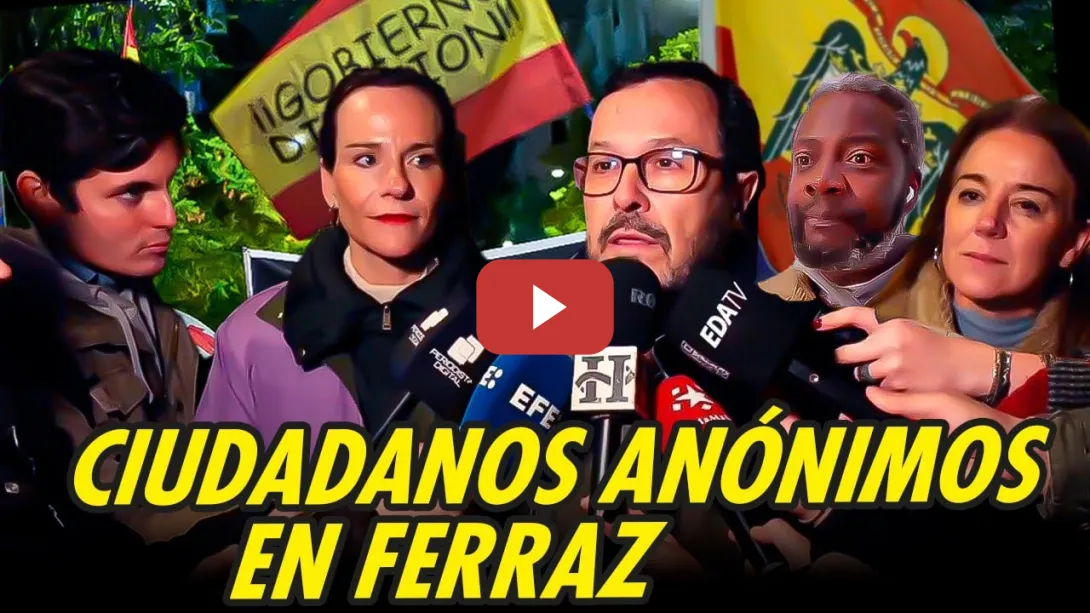 Embedded thumbnail for VOX Y LOS FRANQUISTAS DE FERRAZ SALEN A LA CALLE POR LA DECLARACIÓN DE ALDAMA