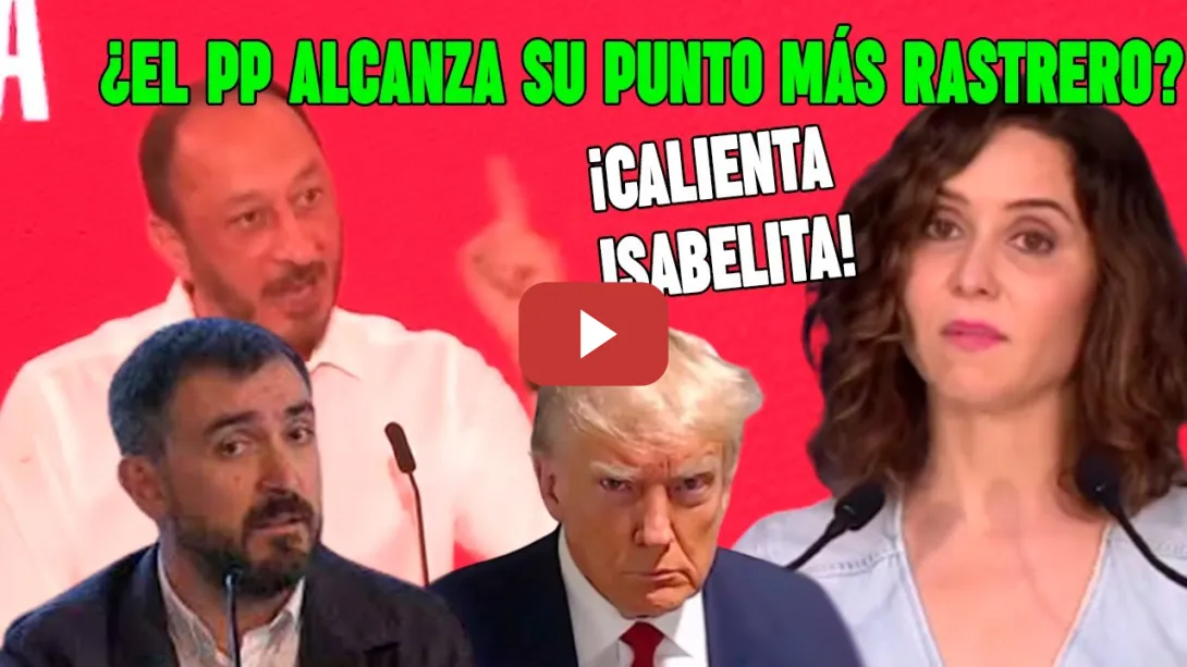 Embedded thumbnail for &quot;¡Están con una ESQUIZOFRENIA IMPORTANTE!&quot; 💥 Gómez de Celis y I. Escolar replican al BOCHORNO del PP