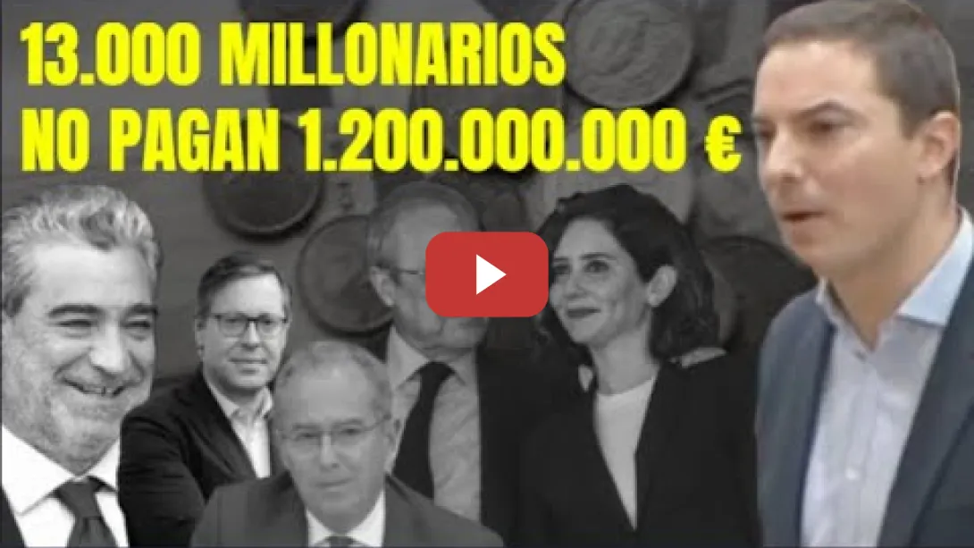 Embedded thumbnail for Juan Lobato del PSOE recuerda Ayuso sus regalos a los ricos por 1.200 M€