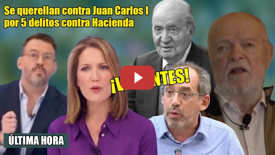 Embedded thumbnail for Martín Pallín DENUNCIA a Juan Carlos I x 5 DELITOS fiscales🛑¡Esto tiene q SER DEPURADO!🛑Valientes