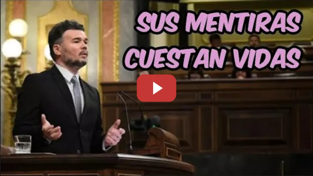 Embedded thumbnail for Gabriel Rufián dice las verdades sobre la DANA que el PP y el gobierno NO QUIEREN OIR