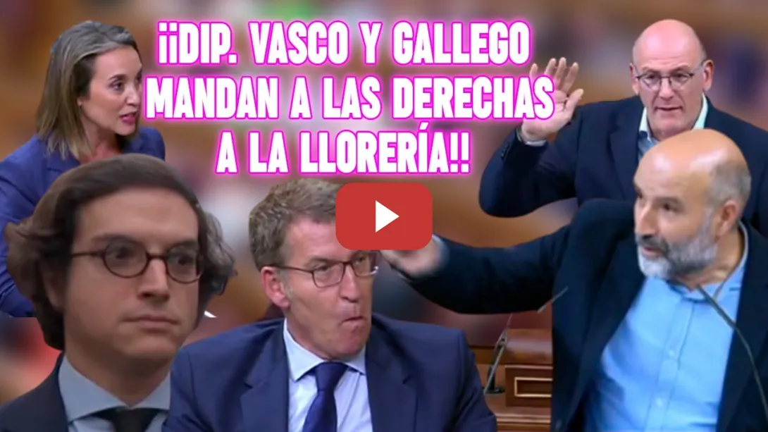 Embedded thumbnail for ¡La DERECHA a la LLORERÍA! Dip. Vasco y Gallego ESTRENAN el nuevo parlamento con esta SOMANTA.👊👊