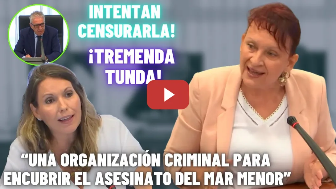Embedded thumbnail for ⚡¡NO se ACHANTA! María Marín ACORRALA a la CEO de un LOBBY PROVOX que DESTRUYE el MAR MENOR!