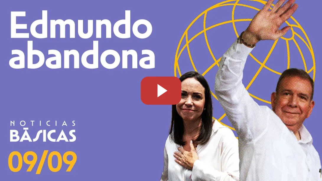 Embedded thumbnail for Edmundo González abandona Venezuela y desmoraliza a la oposición | NOTICIAS BÁSICAS