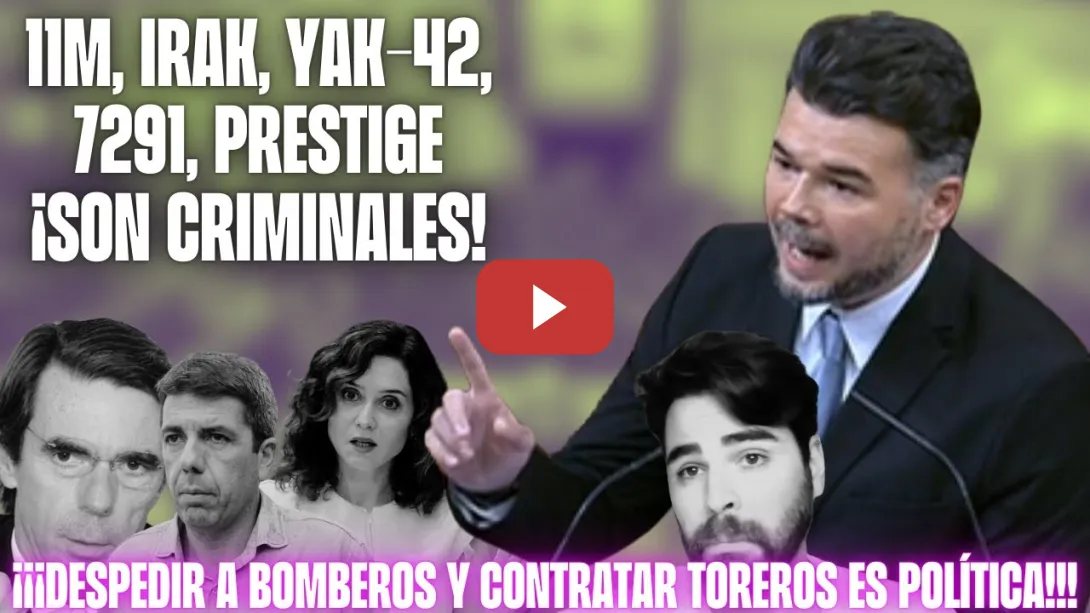 Embedded thumbnail for ¡¡Negligencia CRIMIN4L! 👏RUFIÁN HUNDE al PP de MAZÓN y FEIJÓO por la DANA