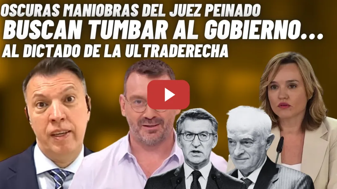 Embedded thumbnail for 🔥¡OSCURAS MANIOBRAS del Juez PEINADO! Bosch, Alegría y M. Salas sobre la PERSUCIÓN contra SÁNCHEZ