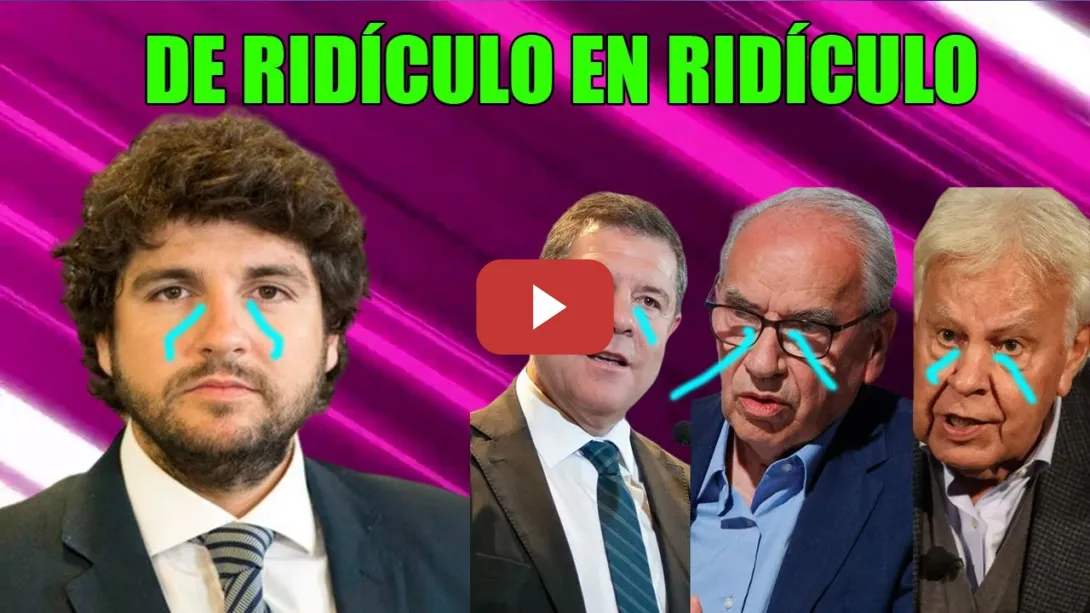 Embedded thumbnail for MAGISTRAL pintada de cara a los SALVAPATRIAS. ¡TOMA RIDÍCULO en Europa de López Miras!