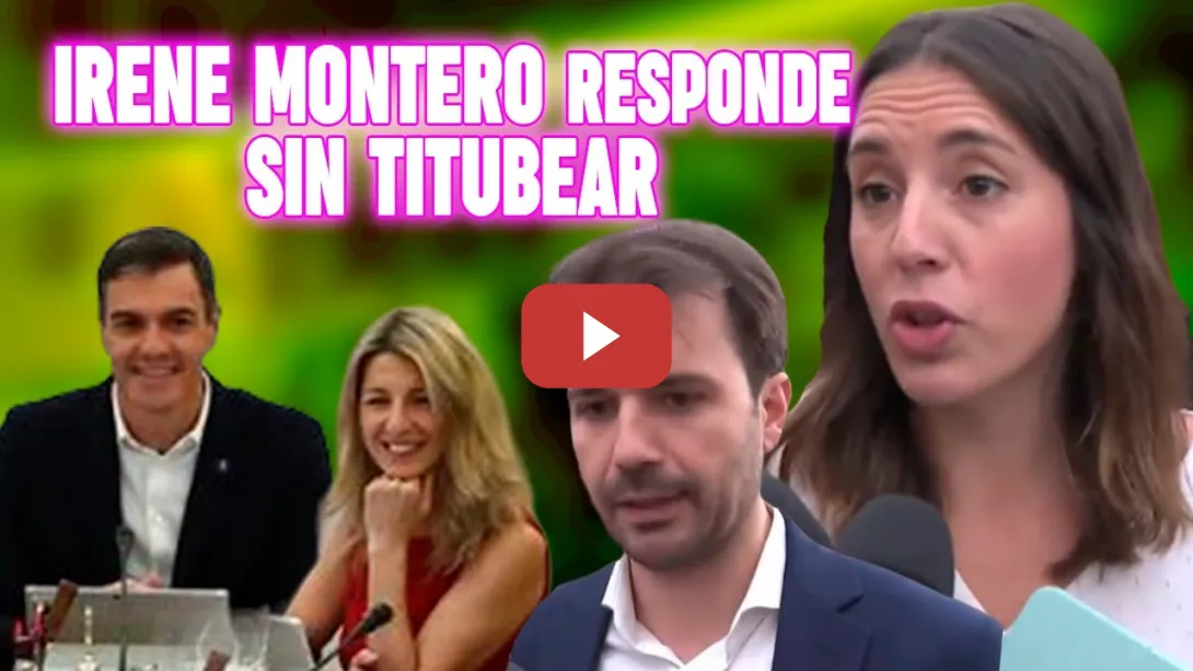 Embedded thumbnail for No cabe más verdad en tus ojos. Irene Montero responde a Yolanda Díaz y al PSOE.