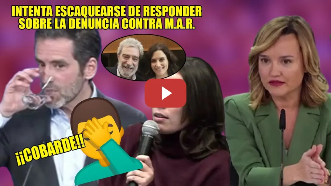 Embedded thumbnail for PALANTE con el NOVIO de Ayuso Miguel Ángel Rodríguez🛑Pilar Alegría DESTRUYE al BOCHORNOSO B. Sémper