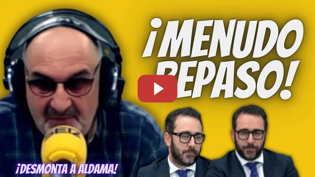 Embedded thumbnail for Antón Losada “DESMONTA” a Víctor de Aldama - ¡TODO es parte de un MONTAJE contra Pedro Sánchez !