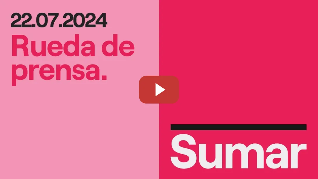 Embedded thumbnail for Rueda de prensa de Ernest Urtasun. 22 de julio de 2024