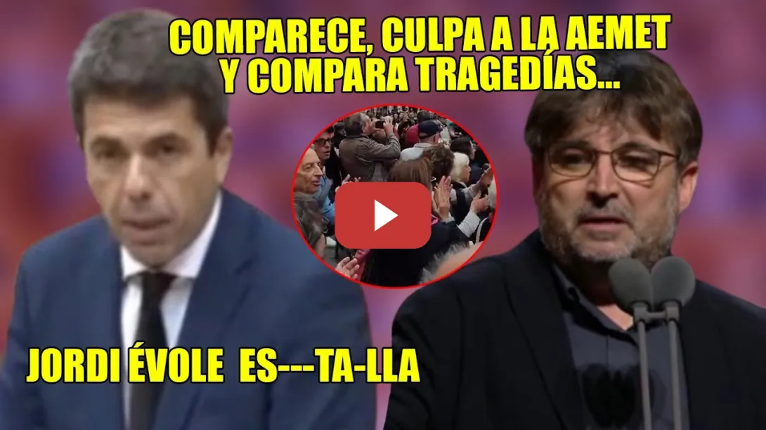 Embedded thumbnail for El ACABOSE🔥 Mazón NO DIMITE y CULPA al SISTEMA de ALERTAS🔥 ÉVOLE ESTALLA junto al PUEBLO valenciano