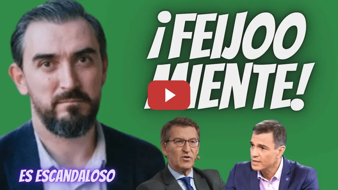 Embedded thumbnail for Ignacio Escolar &quot;ESTALLA&quot; ante las mentiras de Núñez Feijoo - ¡Es una vergüenza!