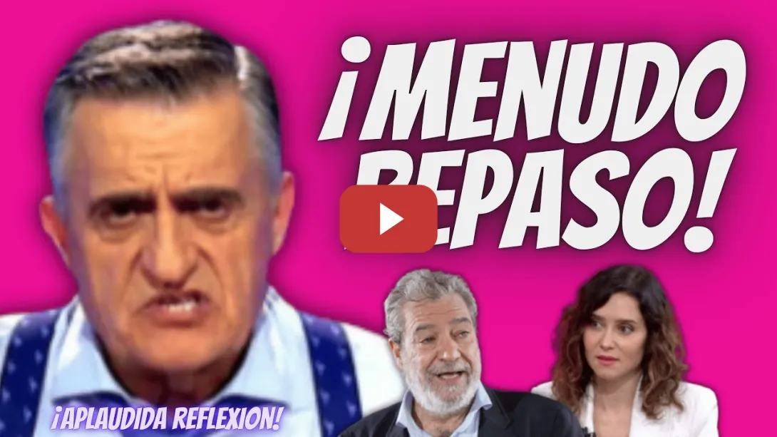 Embedded thumbnail for El  “APLAUDIDO REPASO” de El Gran Wyoming a Ayuso, su NOVIO y a Miguel Ángel Rodríguez