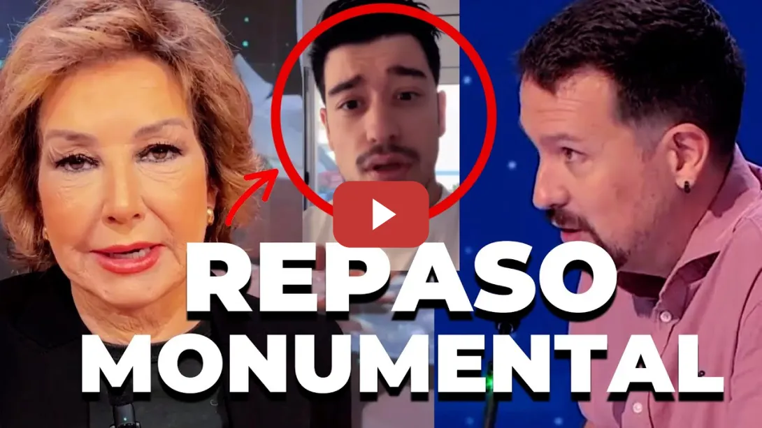 Embedded thumbnail for El dardo de Pablo Iglesias a Ana Rosa Quintana y el repaso a Wall Street Wolverine en 59 segundos