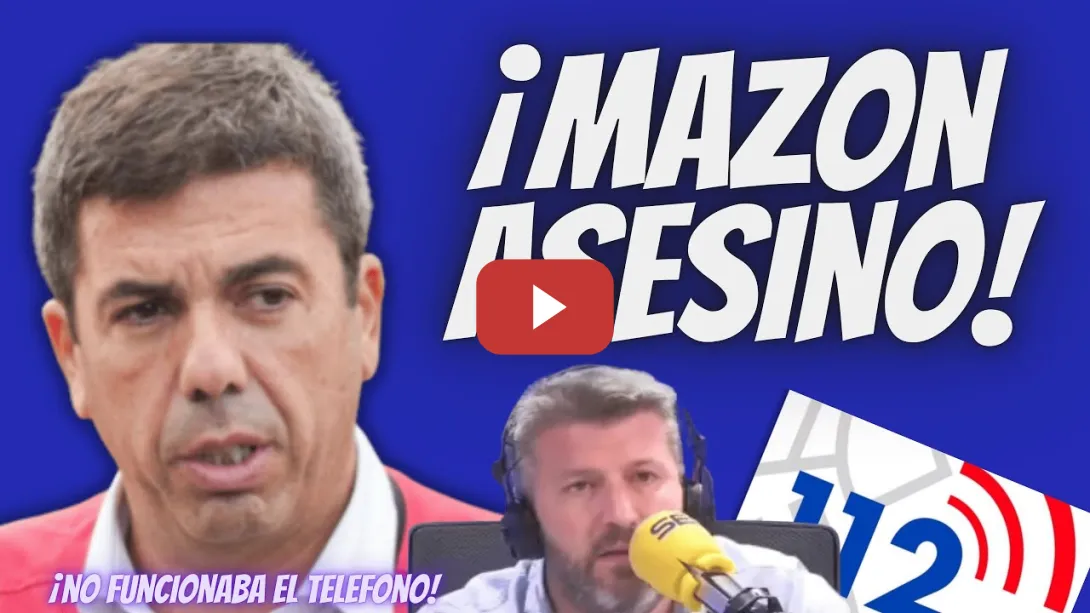 Embedded thumbnail for ¡Nuevo ESCÁNDALO con Mazón! - El 112 de EMERGENCIAS no FUNCIONABA - ¡La gente NO pudo LLAMAR!