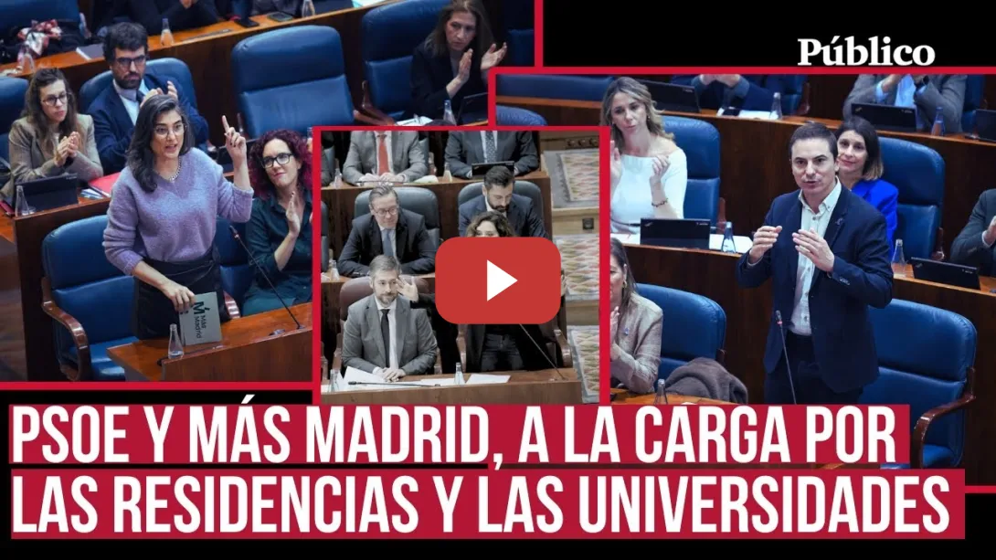 Embedded thumbnail for Bergerot a Ayuso: &quot;los colectivos de las residencias tienen más dignidad que todo su gobierno&quot;