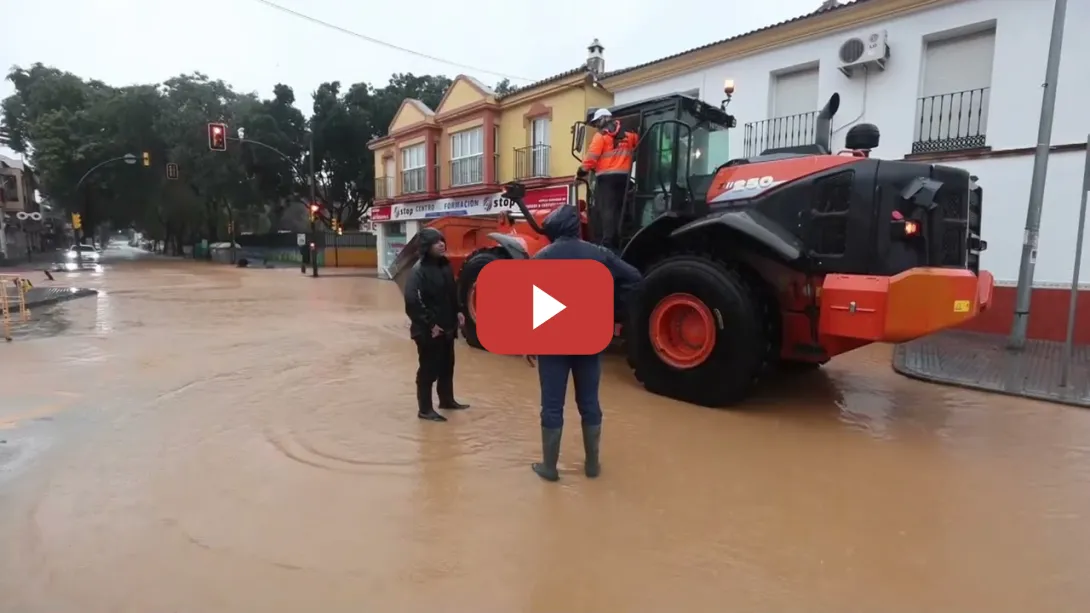 Embedded thumbnail for Las fuertes lluvias dejan más de 140 litros en Málaga capital y puntos de la Axarquía