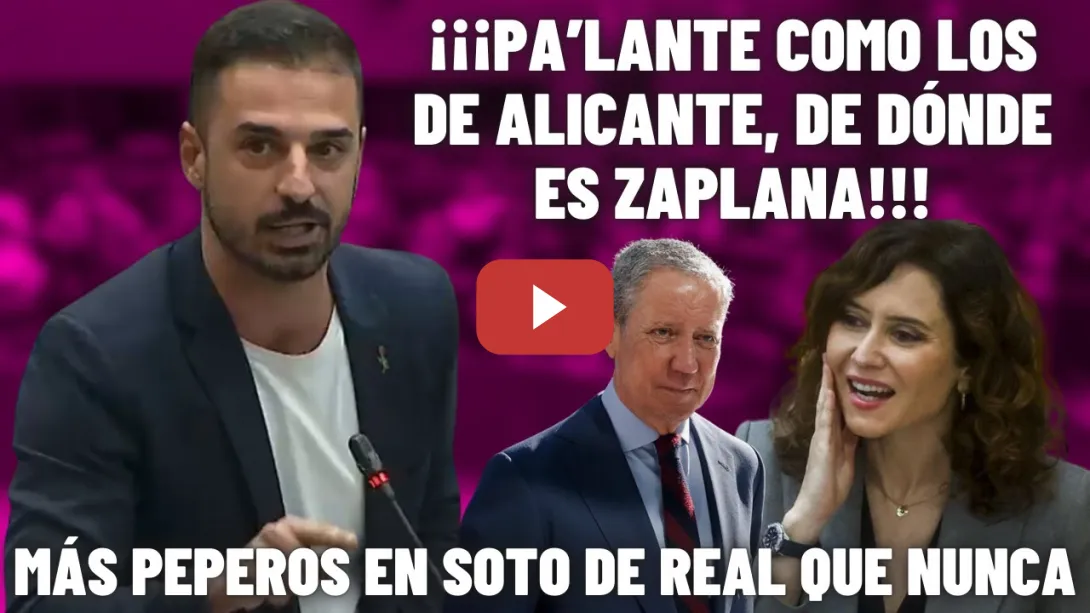 Embedded thumbnail for 🔥Santi Rivero REVIENTA al PP CHANCHULLERO: &quot;¿PA&#039;LANTE? Como los de Alicante, como ZAPLANA&quot;