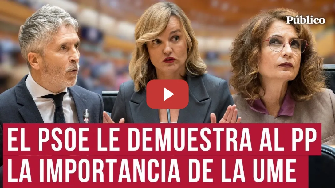 Embedded thumbnail for Alegría al PP: &quot;¿Les molestan las 1.800 operaciones o los 108 rescates de la UME?&quot;