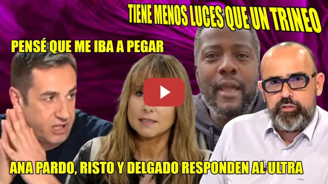 Embedded thumbnail for &quot;¡Hay gente TONTA, muy TONTA y luego está Bertrand Ndongo!&quot;⚡Ana Pardo, Risto Mejide y Emilio Delgado