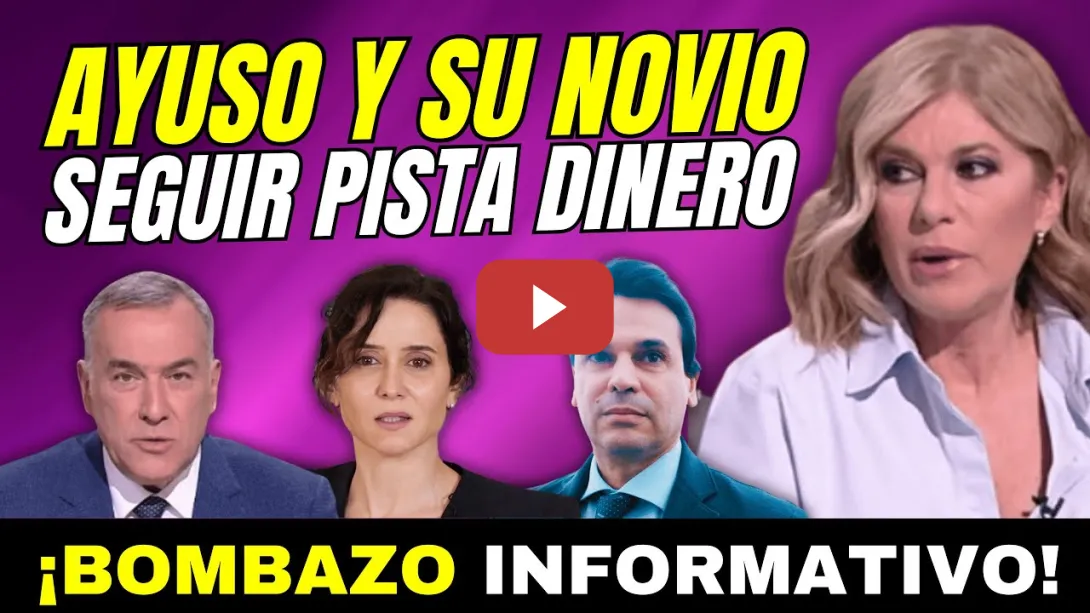 Embedded thumbnail for 💥ESTHER PALOMERA SUELTA BOMBA AYUSO ALBERTO QUIRÓN &quot;SEGUIR PISTA DEL DINERO&quot;