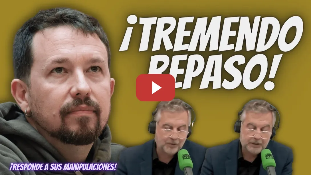 Embedded thumbnail for Pablo Iglesias “DESTROZA en DIRECTO” a Carlos Alsina en esta ENTREVISTA