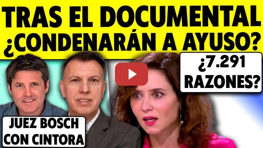 Embedded thumbnail for RAZONES PARA JUZGAR A AYUSO TRAS EL DOCUMENTAL 7.291 SOBRE RESIDENCIAS. ¿QUÉ OCULTA? ¿QUIÉN PROTEGE?