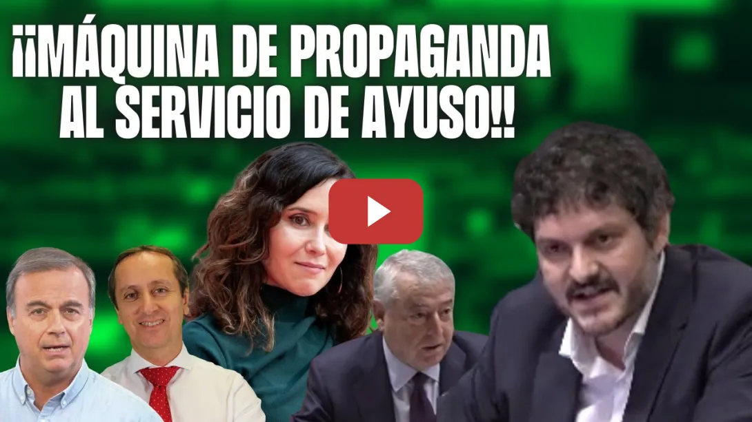 Embedded thumbnail for TELEAYUSO INSULTA a SÁNCHEZ ⚡&quot;TELEMADRID al SERVICIO DEL PP&quot;  ¡CRUZAN TODOS LOS LÍMITES!