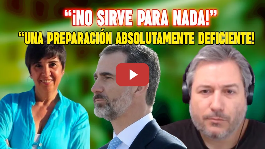 Embedded thumbnail for 💥 Nieves Concostrina sobre Felipe VI: &quot;lNUTlL que solo sale cuando la ultraderecha le da la orden&quot;