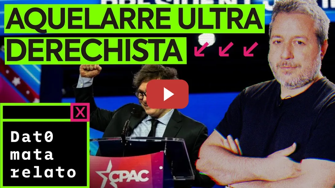 Embedded thumbnail for CPAC Argentina: Aquelarre ultrarreligioso en apoyo a Milei con Negre haciendo el ridículo | DMR