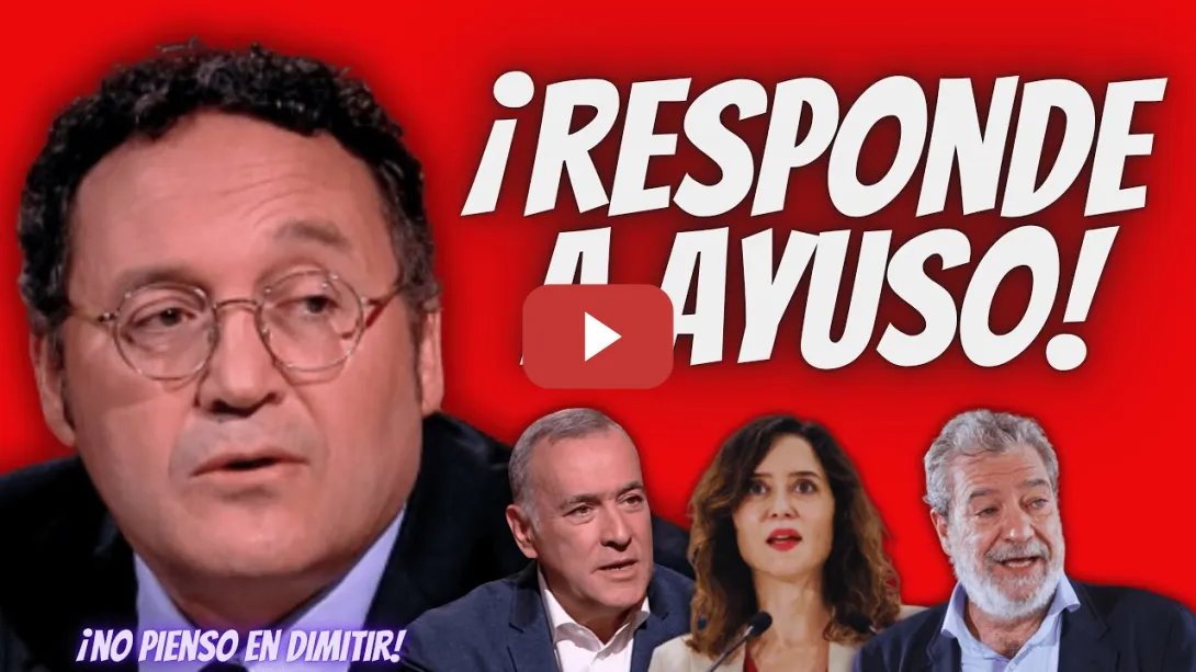 Embedded thumbnail for Fiscal General “RESPONDE” a Ayuso : ¡No VOY a DIMITIR! - ENTREVISTA con Xabier Fortes