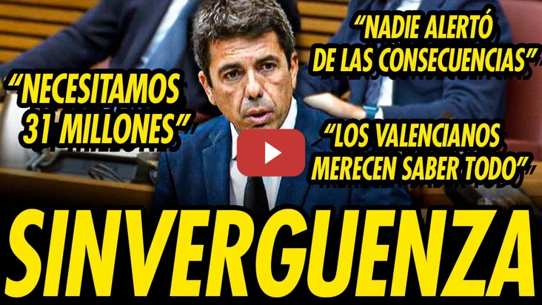 Embedded thumbnail for CARLOS MAZÓN EN EL PARLAMENTO: MUCHAS MENTIRAS PARA NO RENUNCIAR