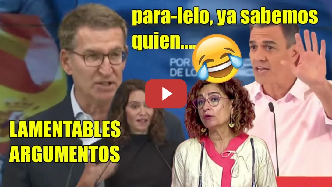 Embedded thumbnail for ¿Feijóo admite su derrota? NUEVO REPASO al PP y a la que faltaba... Ayuso, &quot;PARA-LELOS&quot;