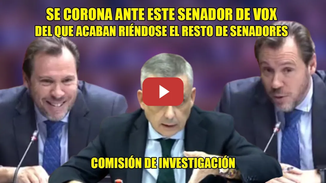 Embedded thumbnail for Un FIRME Óscar Puente SE CORONA ante este senador de VOX,q se convierte en el BUFÓN de los senadores