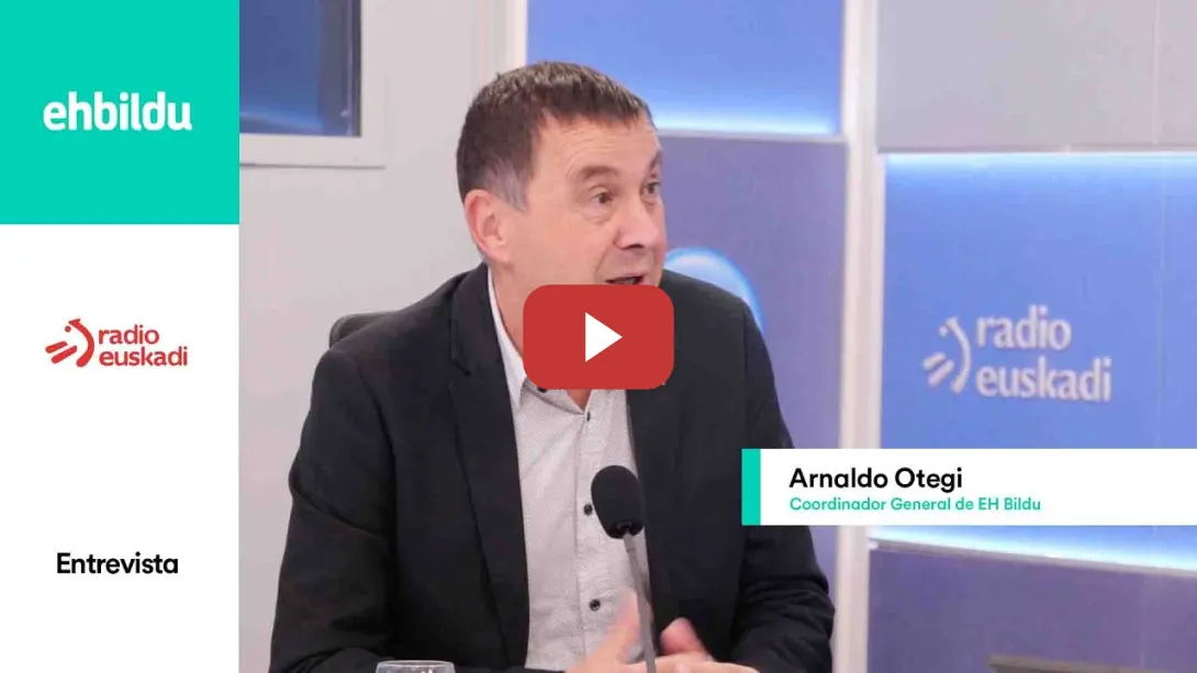 Embedded thumbnail for Entrevista | ARNALDO OTEGI en Radio Euskadi