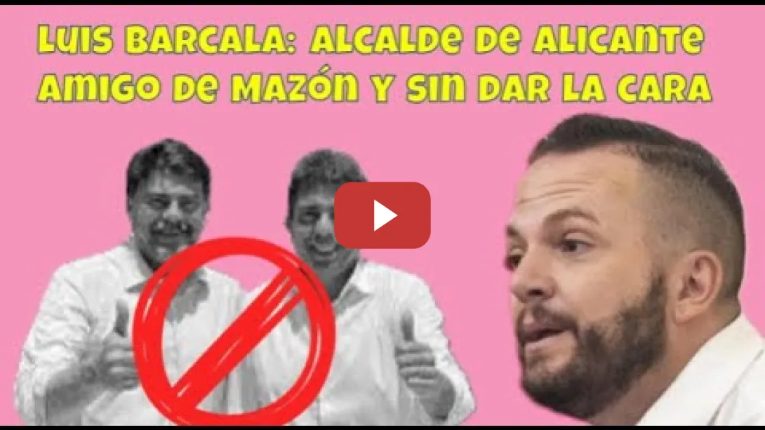 Embedded thumbnail for Rafa Mas de Compromís Alicante, dice las verdades en el Pleno