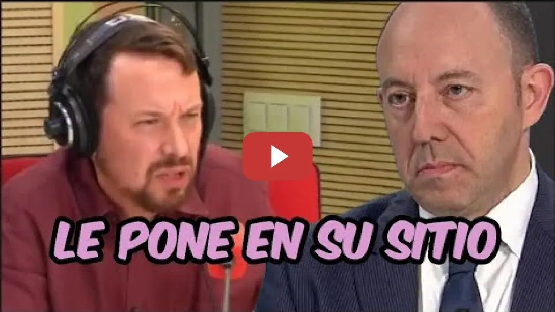 Embedded thumbnail for Pablo Iglesias pone en su sitio a Gonzalo Bernardos, el lamebotas de los especuladores