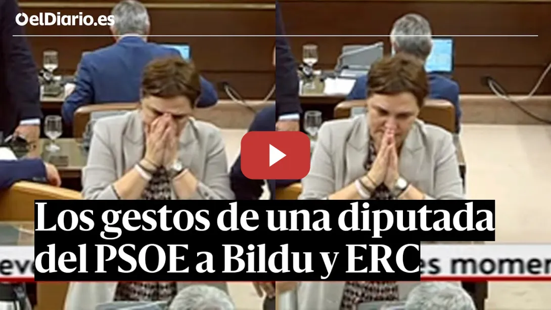 Embedded thumbnail for Los GESTOS de una diputada del PSOE a BILDU y ERC en el CONGRESO