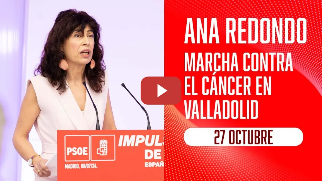 Embedded thumbnail for PSOE / Declaraciones de Ana Redondo desde Valladlid