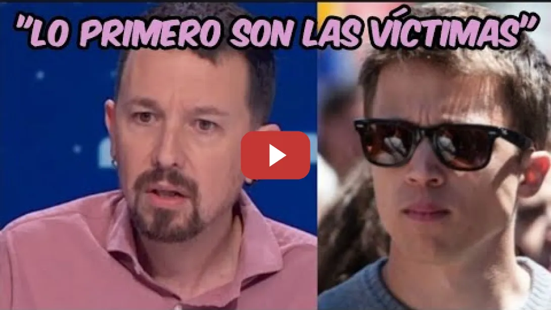 Embedded thumbnail for Pablo Iglesias reacciona a la DIMISIÓN DE IÑIGO ERREJÓN POR AGRESIONES MACHISTAS