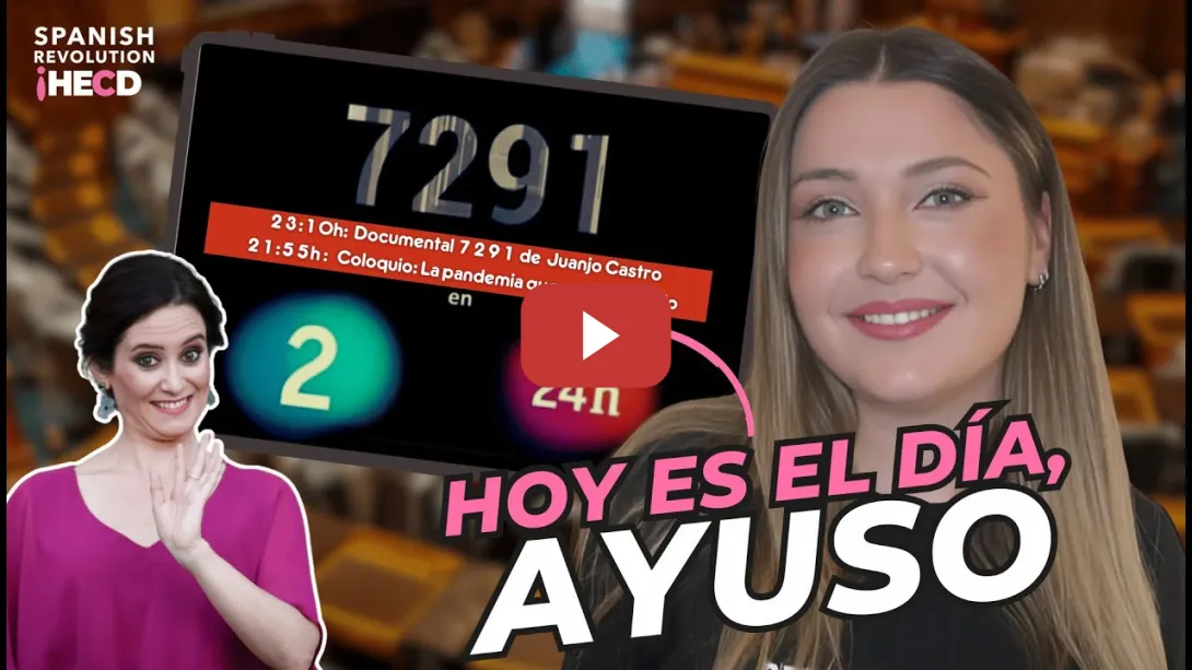 Embedded thumbnail for AYUSO, MÁS NERVIOSA QUE NUNCA 💣 Tiembla porque esta noche se emite el documental 7291