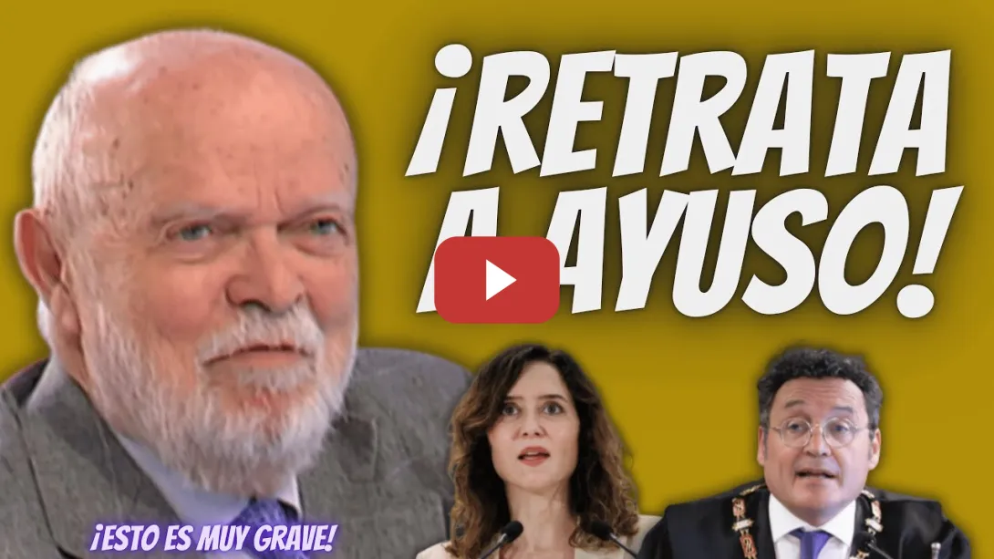 Embedded thumbnail for Magistrado Martín Pallín “ARREMETE” contra Ayuso y DEFIENDE al Fiscal General del Estado