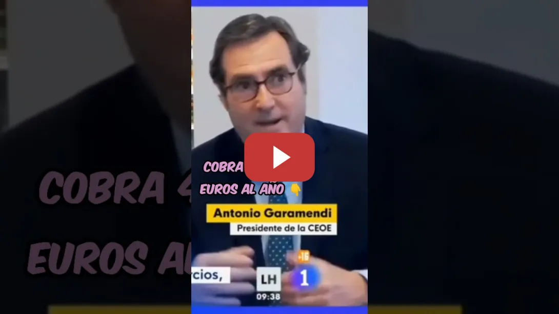 Embedded thumbnail for Silvia Intxaurrondo pregunta al presidente de la patronal (400.000€ al año) por el SMI y no responde