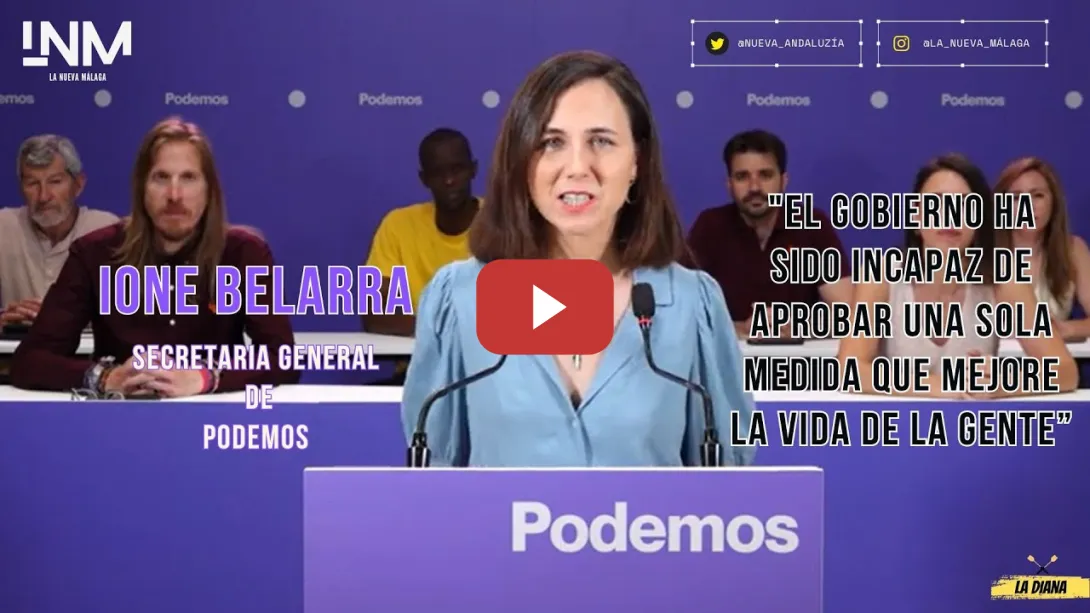 Embedded thumbnail for Belarra: &quot;El Gobierno ha sido incapaz de aprobar una sola medida que mejore la vida de la gente&quot;