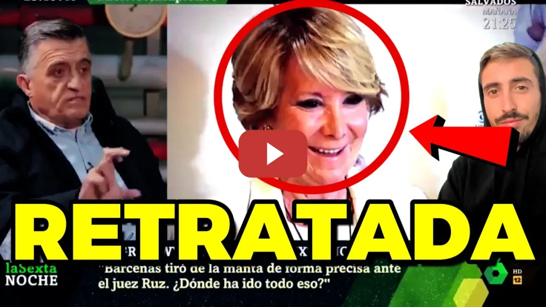 Embedded thumbnail for El Gran Wyoming deja en evidencia a Esperanza Aguirre en La Sexta