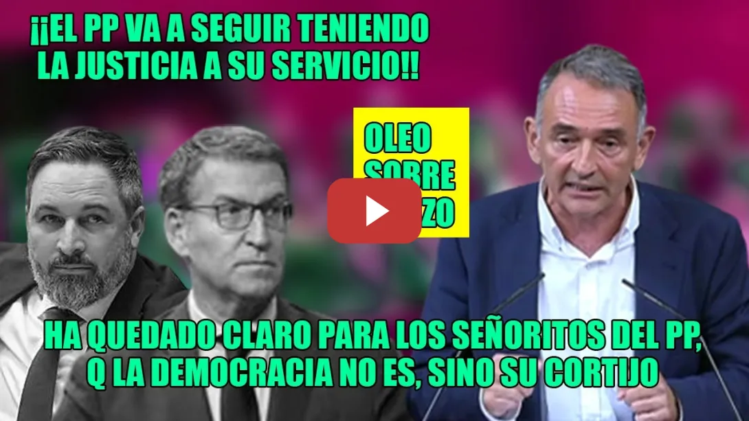 Embedded thumbnail for E.Santiago LE BAJA LOS HUMOS a los SEÑORITOS del PP🔥¡Hay q CONSEGUIR q la derecha SAQUE SUS GARRAS!