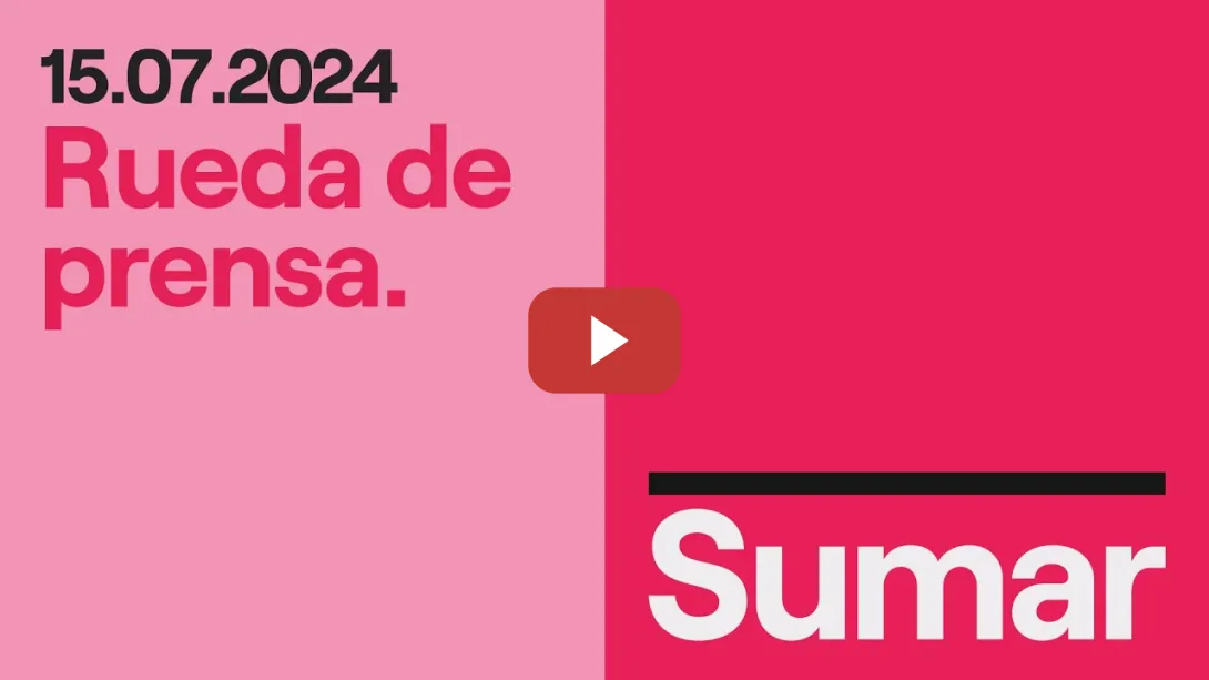 Embedded thumbnail for Rueda de prensa de Ernest Urtasun. 15 de julio de 2024